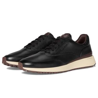 Imagem de Cole Haan Tênis de corrida masculino premium para cavalheiros, Preto/Madeira/Angorá, 8.5 Wide