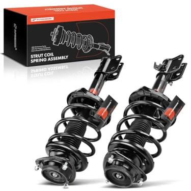 Imagem de A-Premium Conjunto completo de suporte frontal e mola helicoidal compatível com Subaru Outback 2010 2011 2012, 2,5L, transmissão manual, conjunto de 2 peças