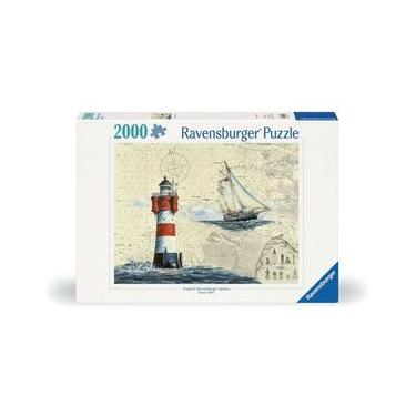 Imagem de Puzzle 2000 Peças Mapa do Farol Ravensburger 12000804