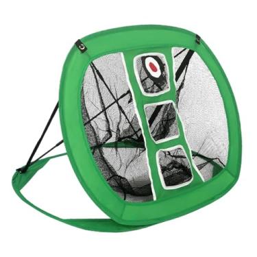 Imagem de Dynwave Rede de treino de golfe para chipping, de treino de swing para iniciantes com bolsa de armazenamento, alvo de golfe e rede de treinamento, Verde
