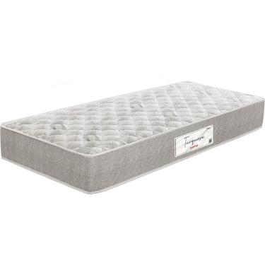 Imagem de Colchão Espuma Solteiro 14x88x188 Cm Cinza/Branco