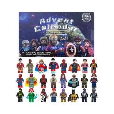 Imagem de Calendário Do Advento Disney Avengers Com Blocos De Montar Do Homem-Ar