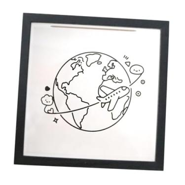 Imagem de KiBcsLic Caixa de Memórias Shadow Box: Prática, Versátil, e Compacta, Ideal para Exibir Ingressos de Shows e Casamentos, 20cmx20cmx4.5cm