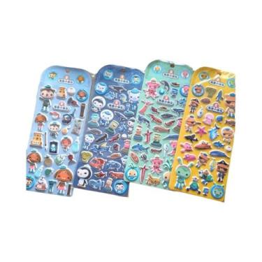 Imagem de Adesivos De Bolha De Espuma EVA Octonautas Para Crianças, 4 Peças, Par