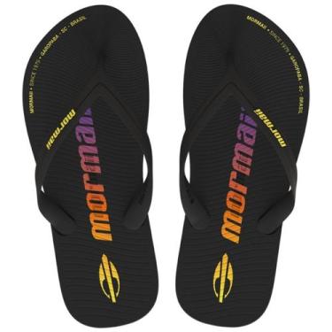 Imagem de Chinelo Mormaii De Dedo Masculino Tropical - 11936T Cor:Preto-amareloT