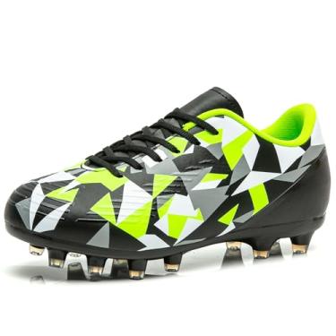 Imagem de MIFAWA Chuteira de futebol infantil para meninos e meninas, chuteiras de futebol para meninos e meninas, tênis de futebol esportivo ao ar livre, leve, para adolescentes e adolescentes, unissex, para