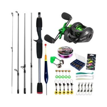 Imagem de Conjunto De Vara E Carretilha De Pesca Baitcasting Com Relação De Engr