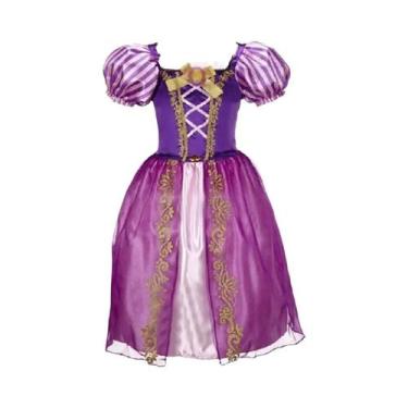 Imagem de Fantasia De Princesa Rapunzel Anna Belle Aurora Sofia Para Meninas, Ve