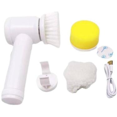 Imagem de Escova De Limpeza Elétrica Giratória Multifuncional 5 Em 1 - Home Good