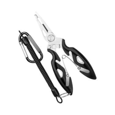 Imagem de Alicate De Pesca Multifuncional Com Bico Curvo Para Cortar, Desenganch