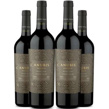 Imagem de Vinho Tinto Anubis Reserva Malbec 750ml Kit 4 Garrafas - Susana Balbo