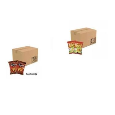 Imagem de Kit Salgadinho Mini Fandangos e Doritos - Biscoitos 80un - Elma Chips,