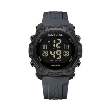 Imagem de Relógio De Luxo Masculino Naviforce 7104 Resistente À Água Com Pulseir