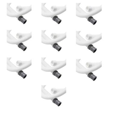 Imagem de Kit 10 Mangueiras Tanquinho 1,30m Plástico Flexível Resistente - AFA, 