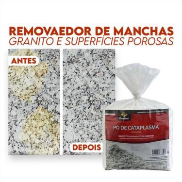 Imagem de Pó De Cataplasma Tira Manchas PisoClean Granito, Mármore, Ferrugem, Vi