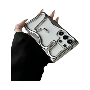 Imagem de Capa Traseira Luxuosa 3D Snake Hollow À Prova De Choque Para Samsung G