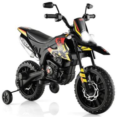 Imagem de Moto Infantil OLAKIDS Licenciada Aprilia RX125 12V com Bluetooth