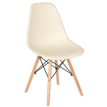 Imagem de Cadeira Laráz Eames Eiffel DSW Polipropileno - Creme