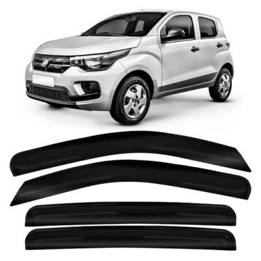 Imagem de Calha De Chuva Mobi 2016 Até 2023 4 Portas Fumê - Ecoflex