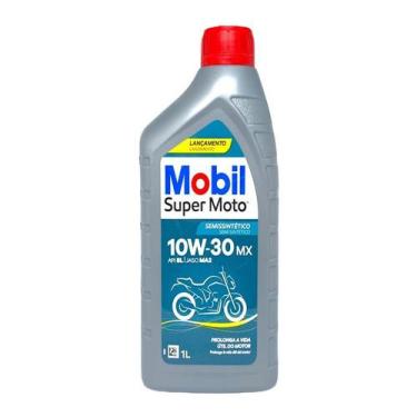 Imagem de Óleo 10w30 Semissintético Mobil Super Moto - 1 Litro