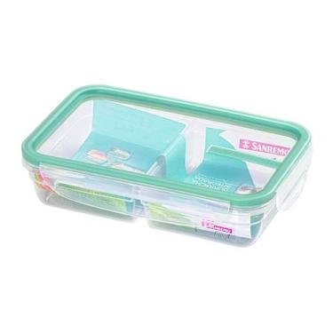 Imagem de Pote Hermético Retangular Multiuso C/ Travas 730ML 20x14x6Cm - Sanremo