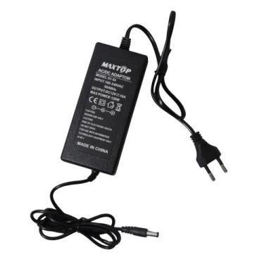 Imagem de Fonte Carregador Bivolt 12V 10A Plug 5.5mm 51-54 Maxtop