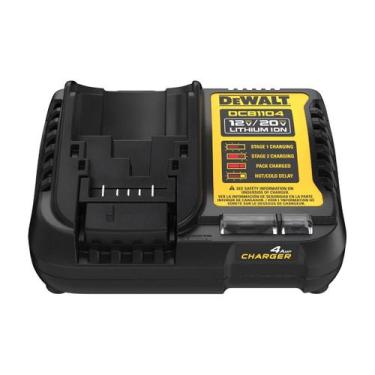 Imagem de Carregador de bateria dewalt 12v á 20v rápido 127v/220v bivolt dcb1104