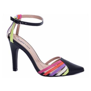 Imagem de Sapato Scarpin - Torricella, 37, Multicolorido, Feminino