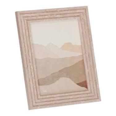 Imagem de Porta Retrato Decorativo De Mesa 15x20cm em MDF Estilo Natural Luxo - 