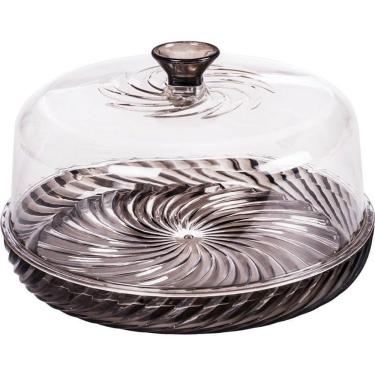 Imagem de Queijeira Doméstica Twist A1 BPA Free Plástico Reciclável Armazenamento de Queijos Transparente Plasútil