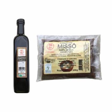 Imagem de Kit Molho Shoyu 500ml e Missô 200g Orgânico Família Hattori