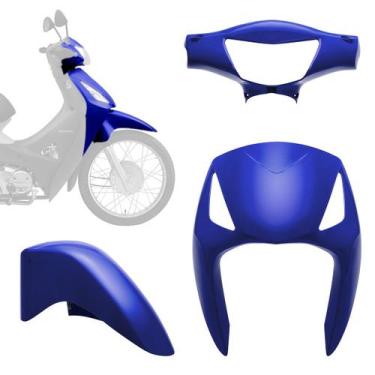 Imagem de KIT CARENAGEM HONDA BIZ 125 2006 2007 2008 2009 2010 3 PEçAS PRO TORK 