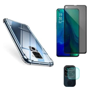 Imagem de Capa Capinha para Xiaomi Redmi Note 9 + Película Privacidade 3d 9d + Película de Câmera - (C7ARMOR)