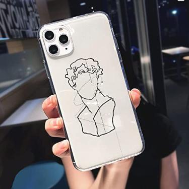 Imagem de Capa de telefone engraçada de silicone macio para iphone 13 11 pro max 12 mini se2020 6 7 8 plus xr xs max luxo capa traseira transparente, 40378, para ip7 ou ip8