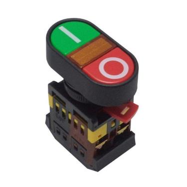 Imagem de Botao Sibratec Duplo Iluminado Apb22 220Vca 5184