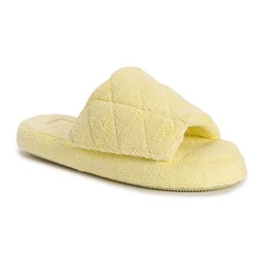 Imagem de MUK LUKS Pantufa feminina Oriole, Amarelo, X-Large