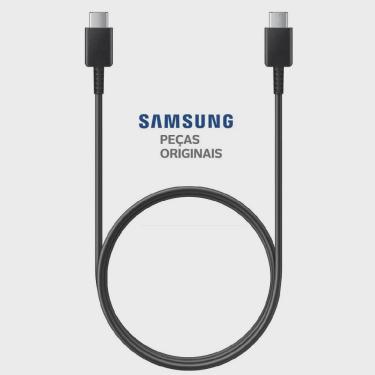 Imagem de Cabo Samsung 2 Pontas Tipo C Fast Charging Original Para Galaxy S20 S21 S21 + Note 20 Note 20 Ultra