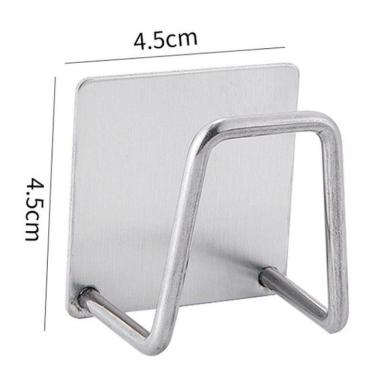 Imagem de Suporte Porta Esponja Bucha Inox p/ Pia Cozinha