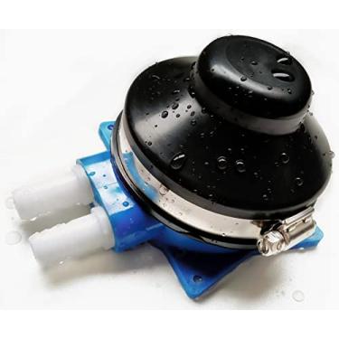 Imagem de Bomba de pé adequada para mangueira flexível de borracha de 1,27 cm e nylon feita para lavatório de banheiro naval RV barco galera