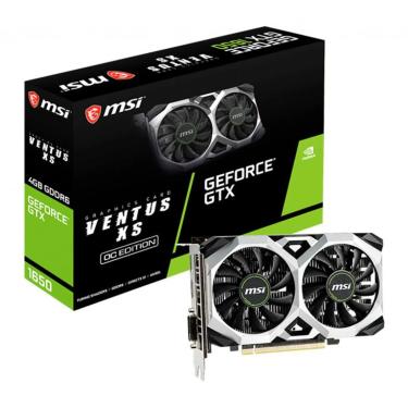 Imagem de Placa de Vídeo MSI NVIDIA GeForce GTX 1650 Ventus XS OC 4GB GDDR6 128Bit 912-V809-3060
