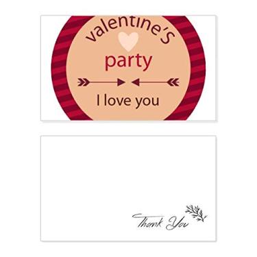 Imagem de Festa de Dia dos Namorados I Love You Arrows Cartão de agradecimento aniversário aniversário saudação casamento agradecimento