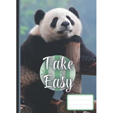 Imagem de Quadernone Quadretti 5 mm. Senza Margine: Quaderno Serie Animali della Giungla Orso Panda, per Scuole Medie e Superiori, Matematica, Scienze, Geometria, Appunti/Taccuino Grande, Misura A4