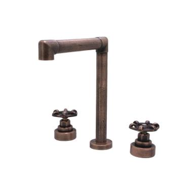 Imagem de Torneira Pia Misturador Banheiro Mesa Industrial Cobre Velho