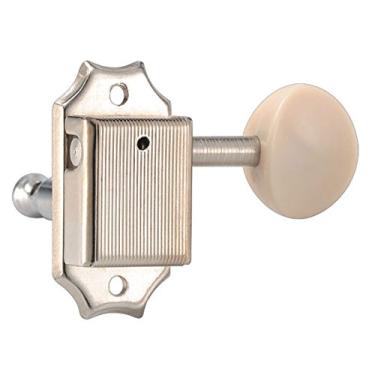 Imagem de Golden Gate Sintonizadores de guitarra acústica vintage F-2213-6 individuais (3+3) - Níquel