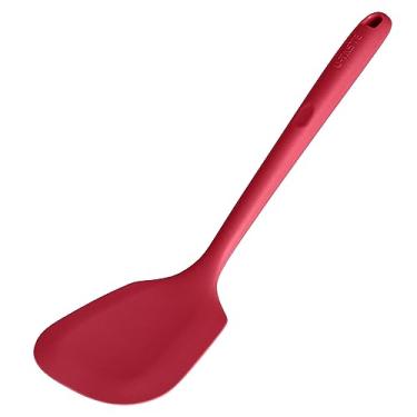 Imagem de Espátula de silicone resistente ao calor de 600ºF: U-Taste Flipper de espátula de cozinha sólida de 34,5 cm, utensílio de cozinha de borracha fina e flexível de grau alimentício para virar ovo,