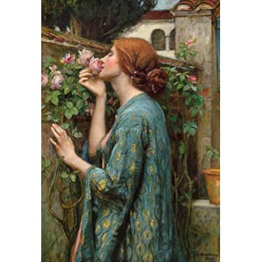Imagem de A Alma da Rosa (1908) de John W. Waterhouse - 30x44 - Tela Canvas Para Quadro