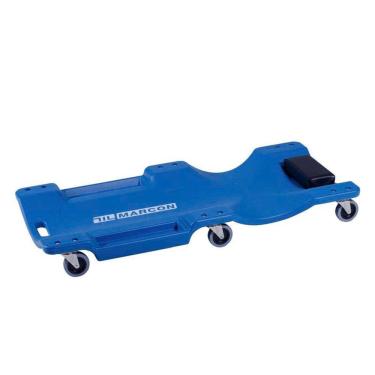 Imagem de Carrinho Esteira Plástica para Mecânico com Encosto e Rodas Giratórias - Marcon CR-91