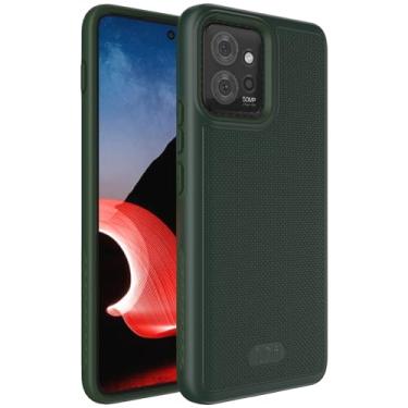 Imagem de TUDIA Capa DualShield Grip projetada para Motorola ThinkPhone (2023), [MergeGrip] Capa protetora para celular de camada dupla à prova de choque fina de grau militar antiderrapante resistente - verde
