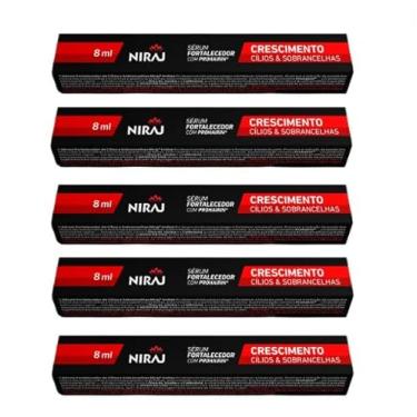 Imagem de Serum Crescimento e Frotalecimento Cilios e Sobrancelhas Niraj 5 unidades
