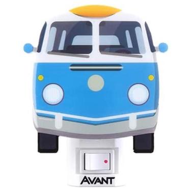 Imagem de Luminária luz noturna led de tomada kombi corujinha 3000k - avant